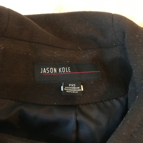 Jason Kole pea coat w/ hood - Picture 3 of 4